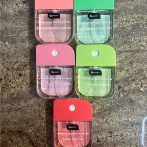 Moisturizing Hand Sanitizer Set - Pink, Green, Red